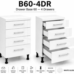 Base 60 Four Drawers