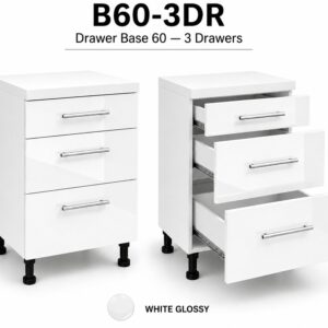 Base 60 Three Drawers